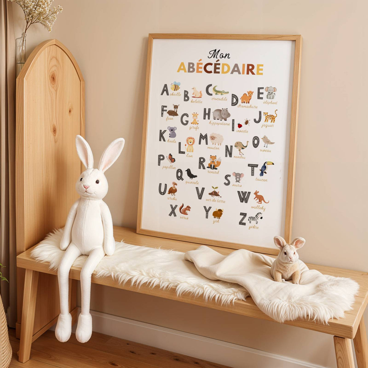 Affiche alphabet chiffres animaux enfant à imprimer Atelier des Kids